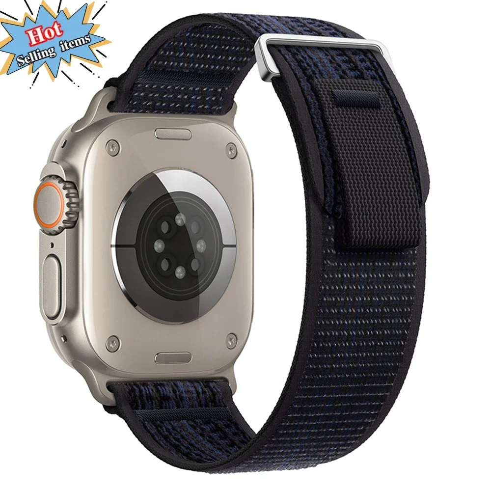 Sports Nylon Trail Loop Strap for Apple Watch - Durable and Comfortable Wristband
