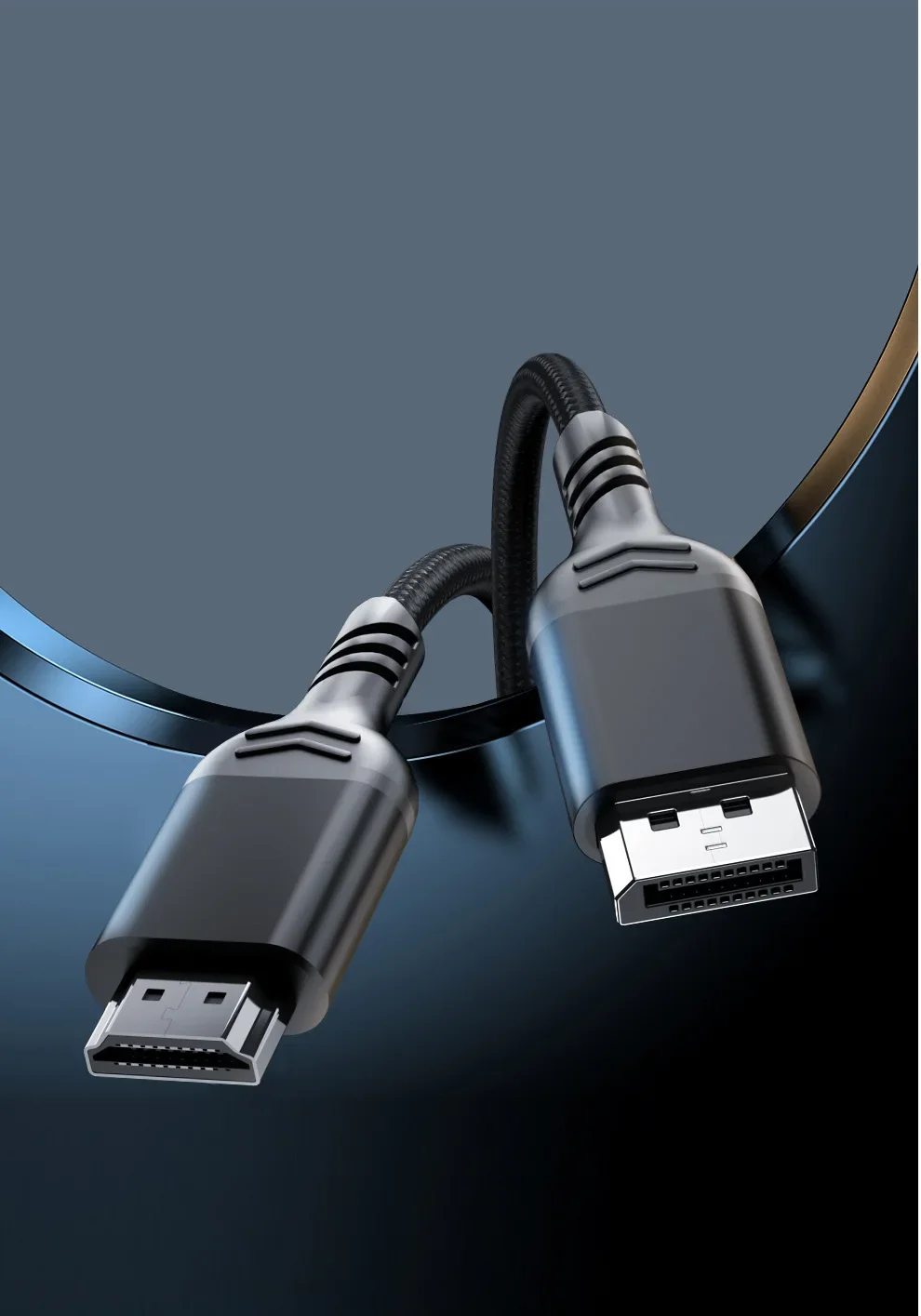 DP to HDMI 호환 비디오 케이블, DP 어댑터 케이블, 컴퓨터 to TV 모니터 케이블, 고화질 연결 케이블, 4K 30hz