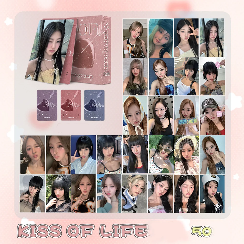 KISS OF LIFE キオプ ベル ジュリー リップカード ポストカード KISS OF LIFE キオプ ベル ジュリー リップカード ポストカード