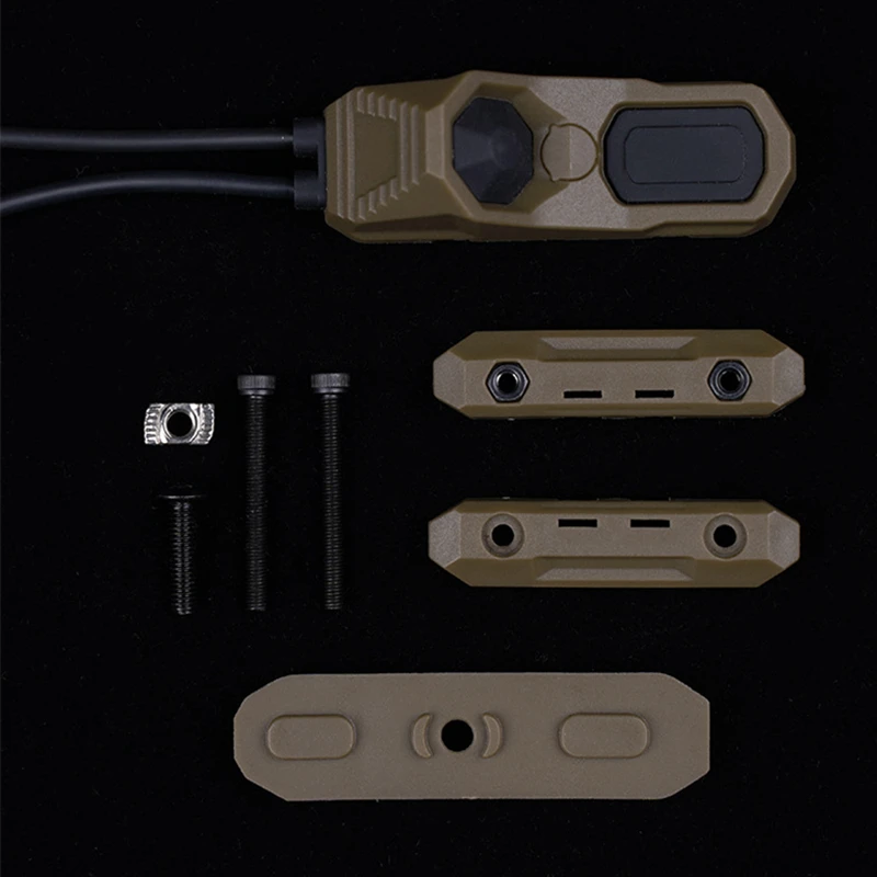 AXON Remote In-Line Dual Function Pressure Switch Flashlight PEQ NGAL Laser Pushbutton SF 2.5 Crane Plugs