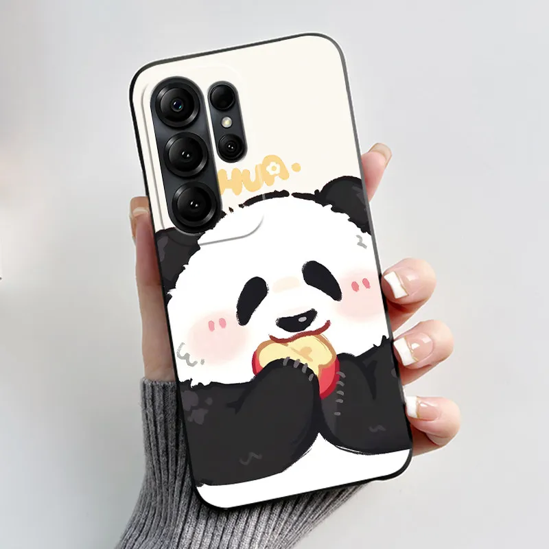 Luxury Cute Love Heart Rabbit Cartoon Funny Black TPU Soft Silicone Protective Phone Case
