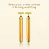 24k Gold T-shaped Vibrating Facial Roller Beauty Roller Slimming Face Massager Device Tightening Anti-wrinkle Facial Care Tools 5