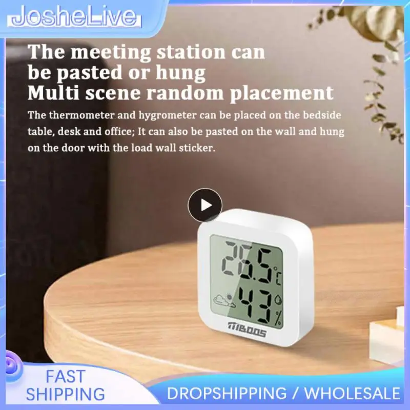 

Digital Thermometer Hygrometer Indoor Room Electronic Temperature Humidity Meter Sensor Gauge Weather Station Home