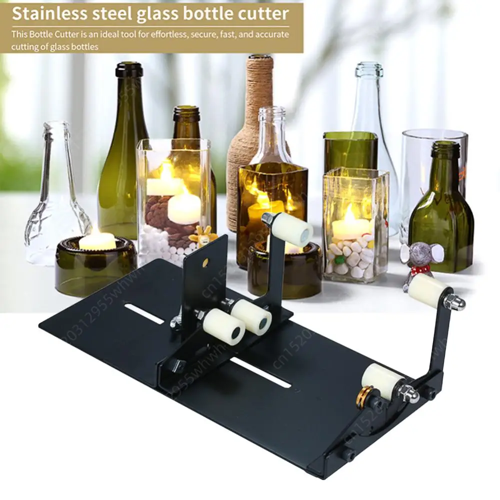 11/19Pcs Glass Bottle Cutter Stainless Steel DIY Glass Cutter Kit with Safety Gloves/Accessories Glass Sculptures Cutter Machine 4