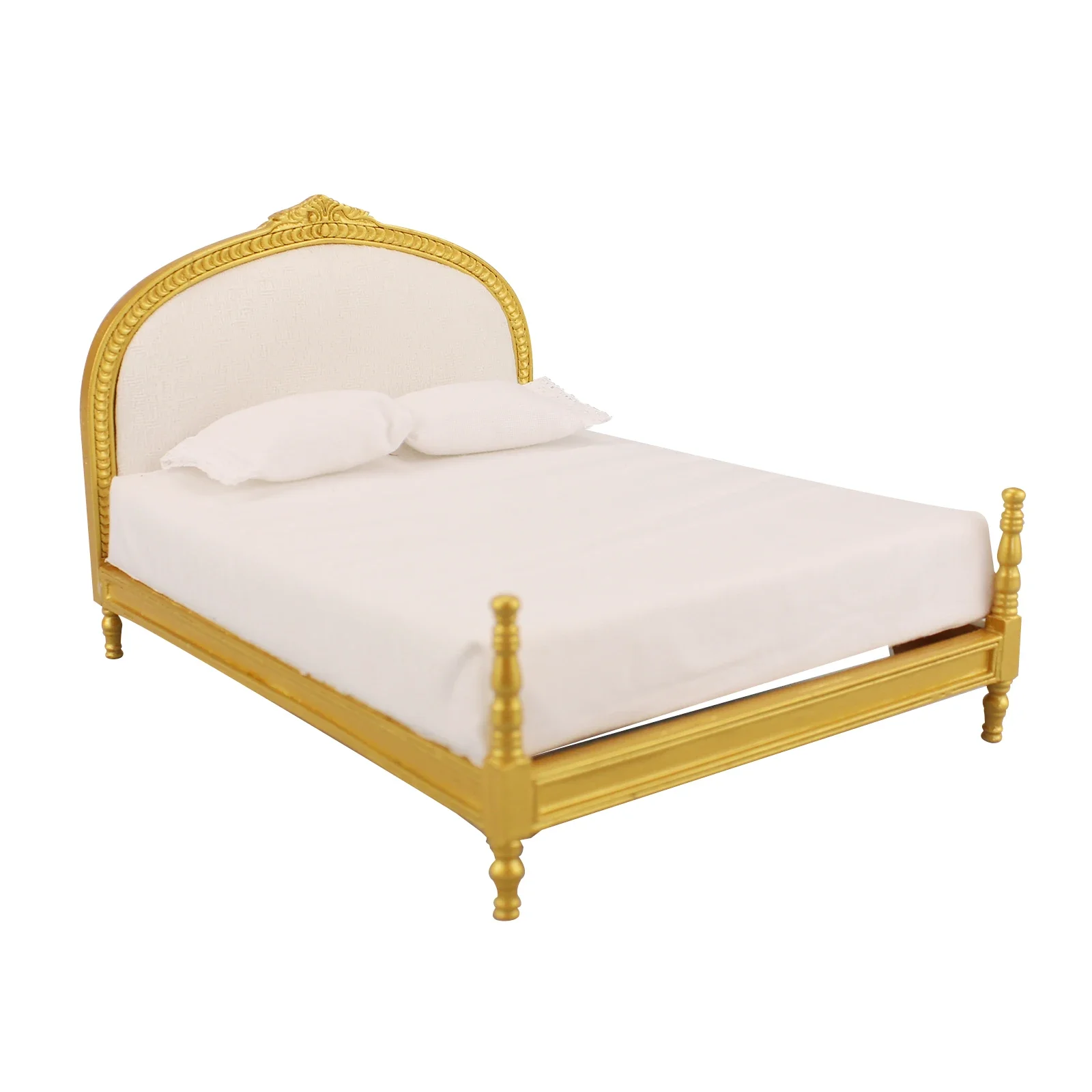 

Кукольный домик масштаб 1/12, миниатюрная мебель, деревянные изделия, белая кушетка ручной работы