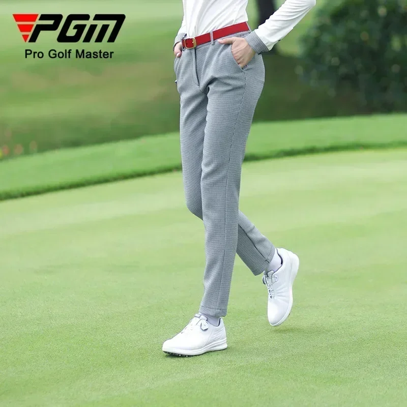 PGM Women's Golf Belt Korean Style All Match Belt Buckle 3 Colors Black Red White Microfiber Sports PD017