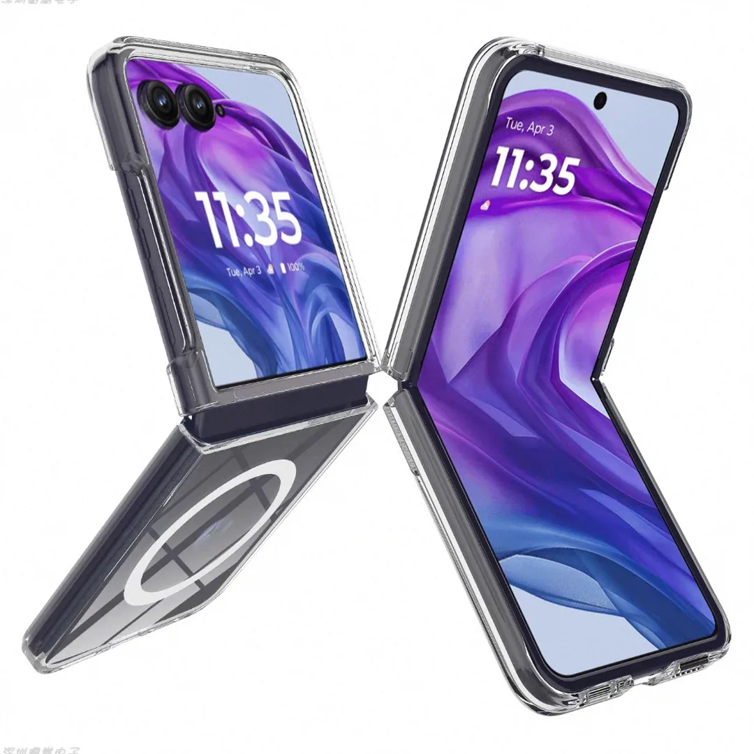 Clear Magnetic Acrylic 2-in-1 Transparent Protective Case