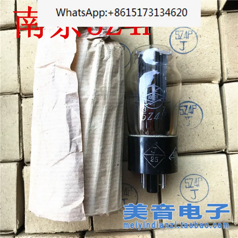 

2 шт., бесплатная доставка, Высококачественная новая оригинальная коробка Nanjing 5Z4P, выпрямитель военный 5U4C