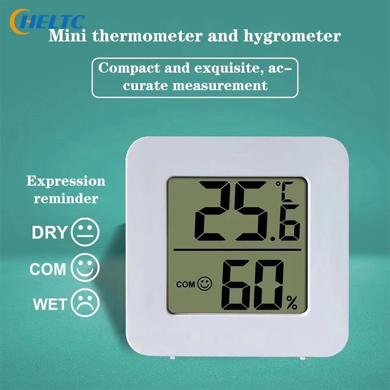 Household Precision Thermometer Mini Indoor Thermometer LCD Digital Temperature Hygrometer Gauge Sensor Humidity Meter 1PC
