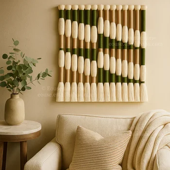 Handmade Boho Macrame Wall Hanging 1