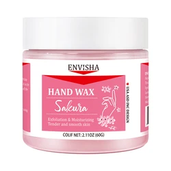 Luxurious Sakura Honey Hand Therapy Mask - Deep Hydration & Revitalizing Exfoliation 60g - Hand wax sakula