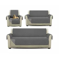 1/2/3 Seat Sofa Cover, Sofa Cover Can Be Flipped Sofa Cover Waterproof Furniture Protective Cover Pet Sofa Cover Sofa Cover Gray 1