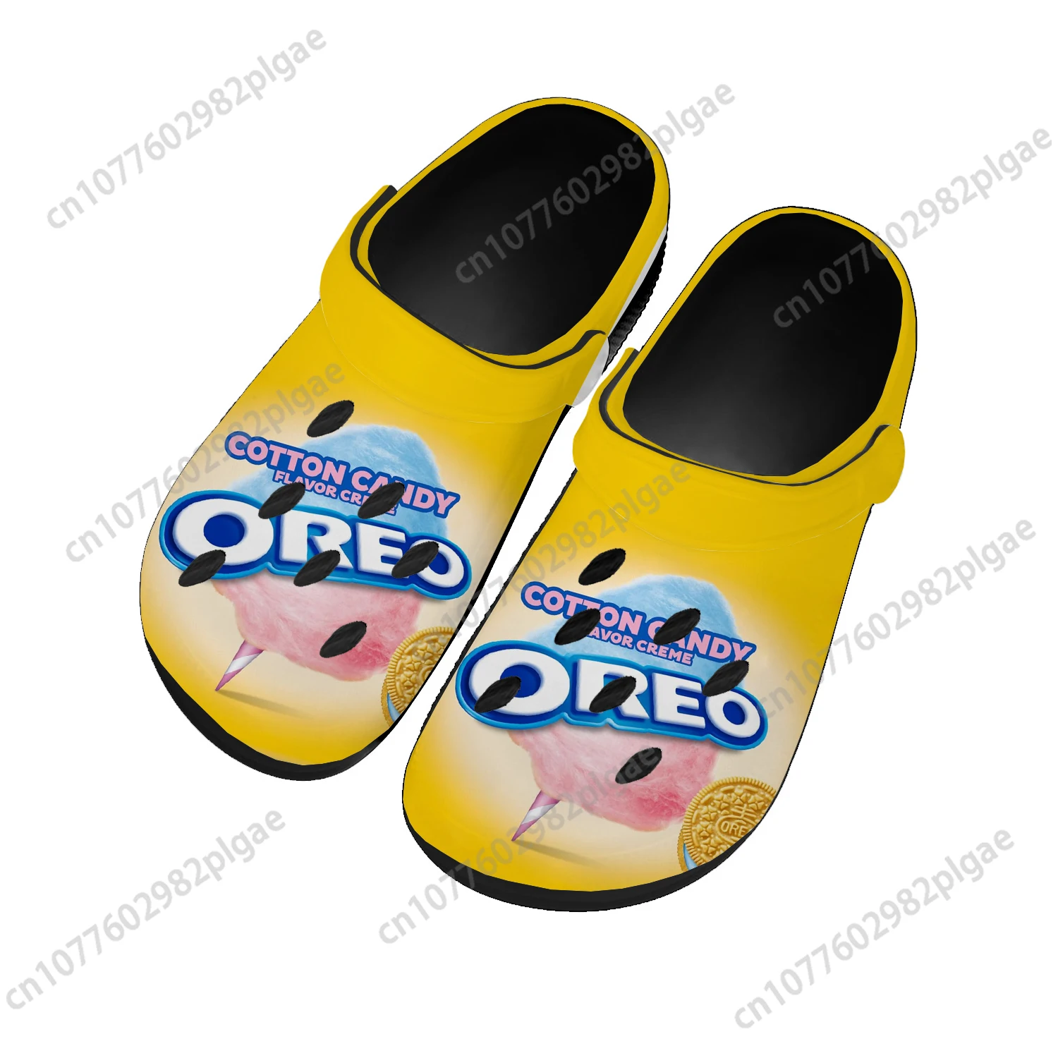 Funny Snack Oreo Cookie Dessert 3D Print Men Women Clogs Slippers Kid Shoes EVA Ligtweight Sandals Summer Beach Outdoor-2