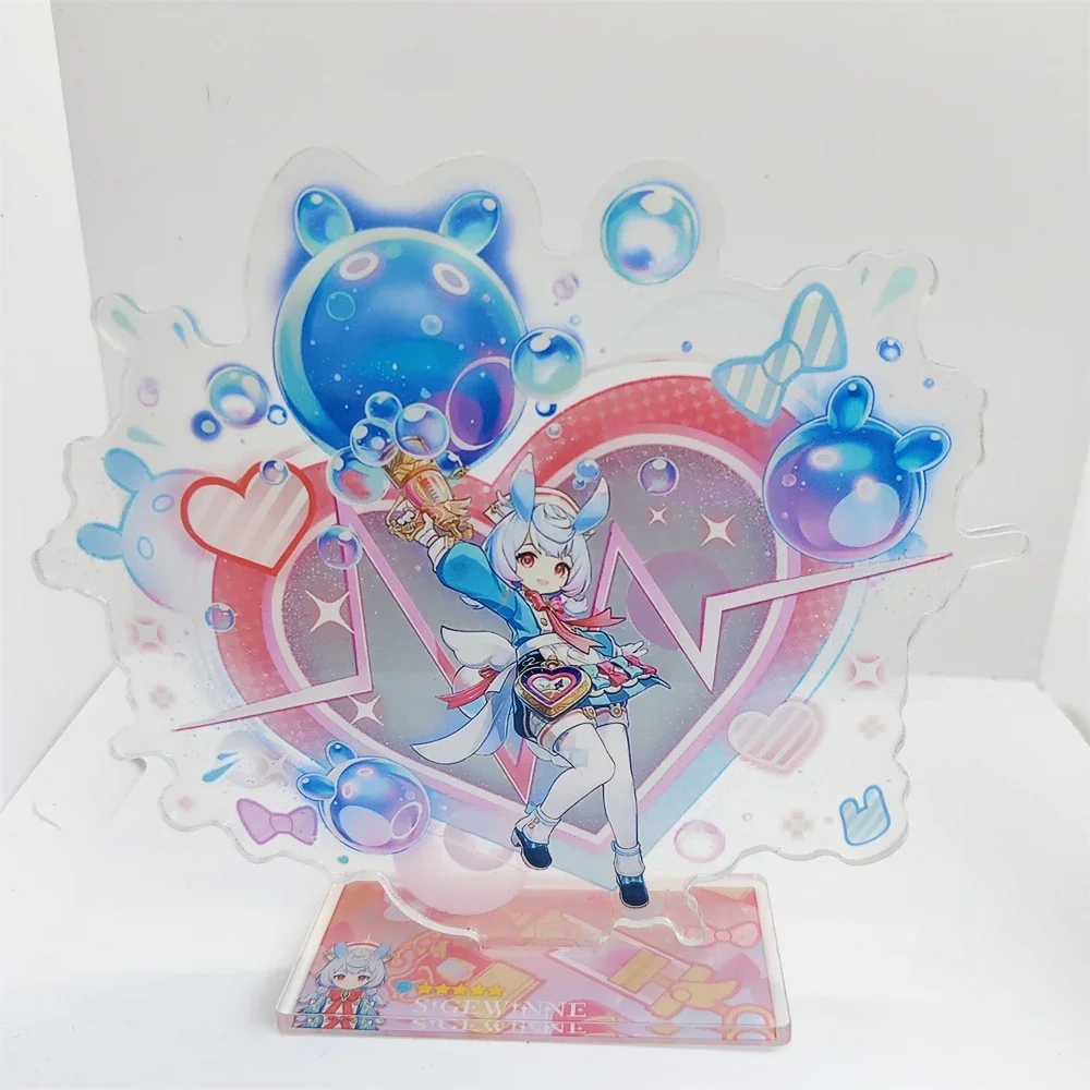 New Figures The Knave Arlecchino Impact Acrylic Anime Model Furina Lyney Neuvillette Collect Desktop Decoration Keychains Gift