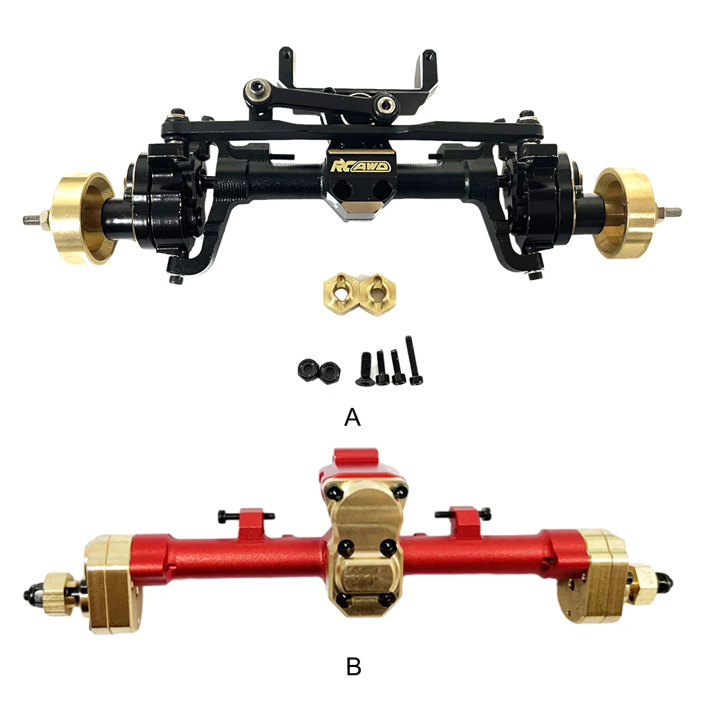 

RCGOFOLLOW 1 шт. алюминиевый сплав CNC передняя ось для 1 24 Rc передняя ось AXIAL SCX24 RC автомобильные детали RC автомобильные аксессуары красный