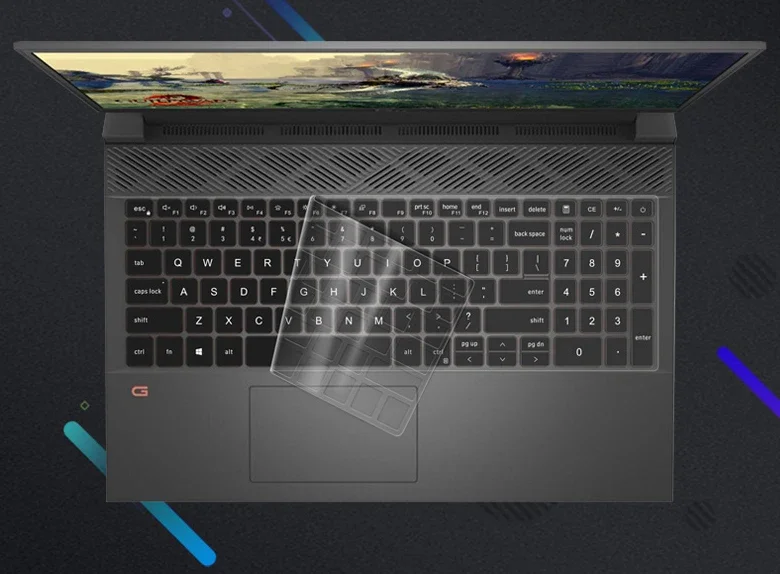 Custodia Protettiva Per Tastiera In Tpu Impermeabile Antipolvere Per Laptop Dell Inspiron G15 5530 15 "2023