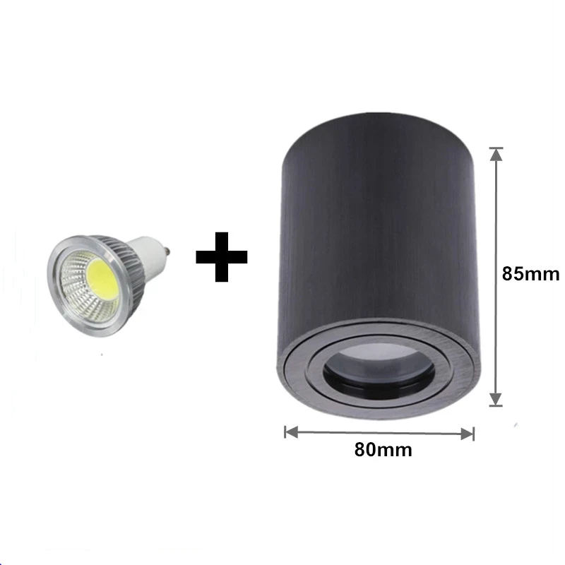 Elegant Surface Mounted LED Ceiling Downlight - Adjustable Wattage & Color Temperature