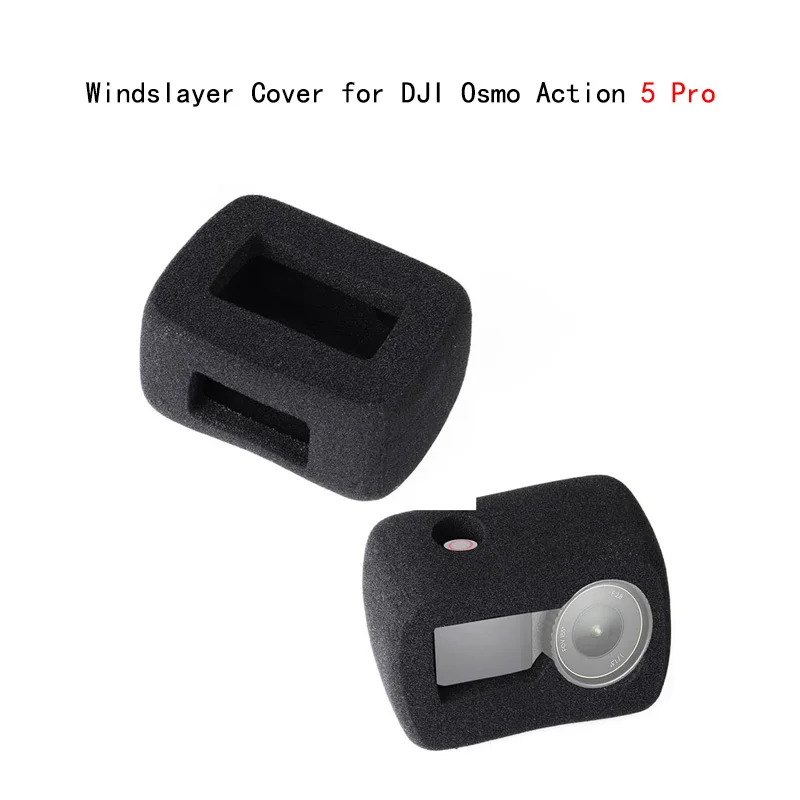 Windslayer Cover for Action Camera - Windproof Noise Reduction Sponge Foam Case