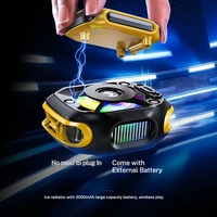 2025 MEMO CX12, refroidisseur de téléphone portable, avec batterie externe, pour PUBG, radiateur de refroidissement par glace à semi-conducteur magnétique avec AI 3