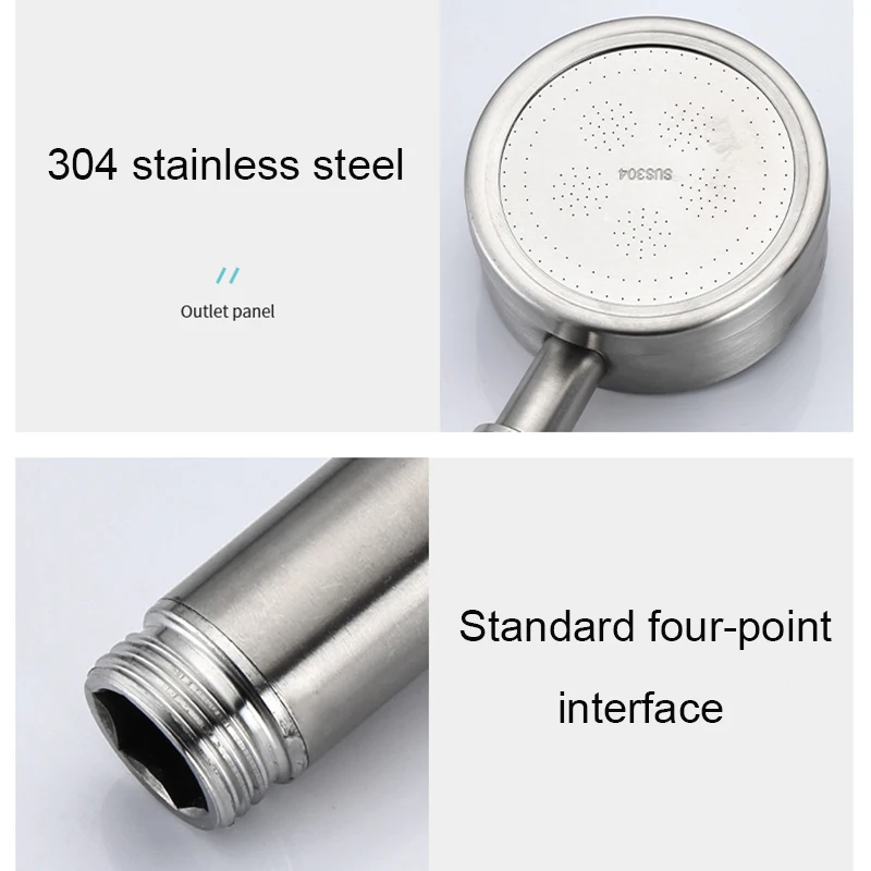 Xiaomi 304 Stainless Steel Shower Head High-pressure Handheld Bathroom Wall Mounted Pressurized Water Saving Rainfall Shower 3