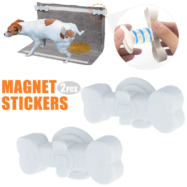 Wall Pee Pad Holder Adhesive Dogs Potty Training Pad Holder Easy Installation