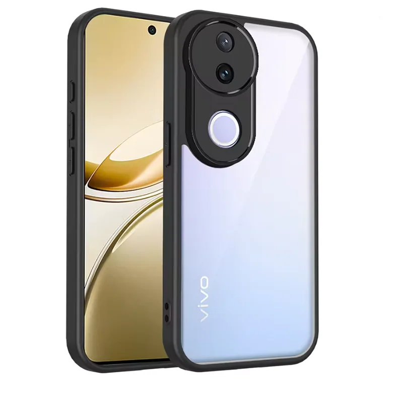 Enhanced Shockproof Silicon Bumper Case with Clear Matte Back Cover