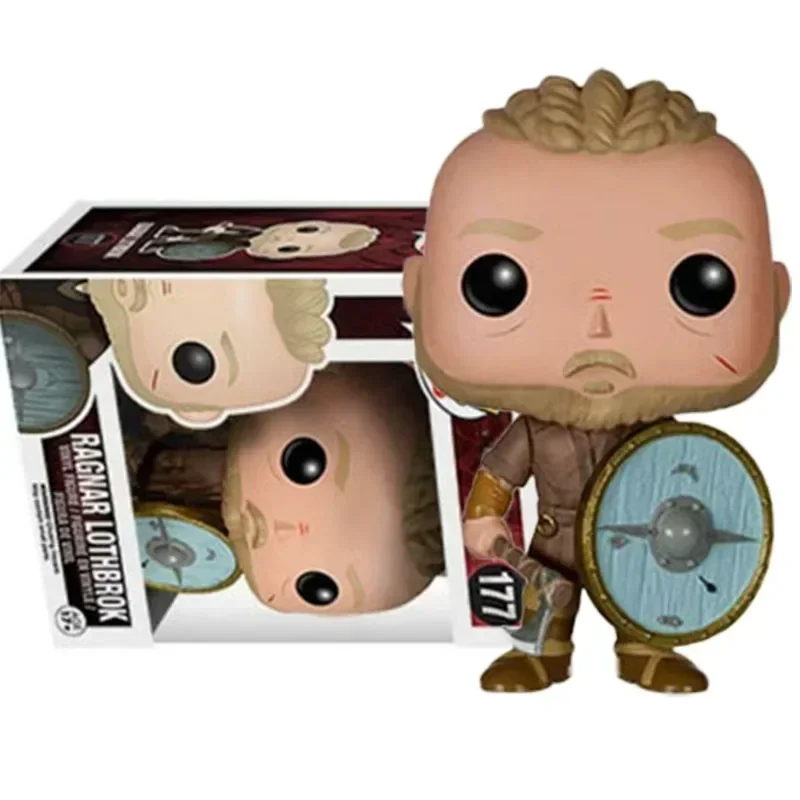 thumbnail image 5 of FUNKO POP Television Vikings Vikingar Lagertha 178# Ragnar Lothbrok 177# Figura de vinilo Juguetes Figura de vinilo Muñecas Colección Juguetes, 5 of 5