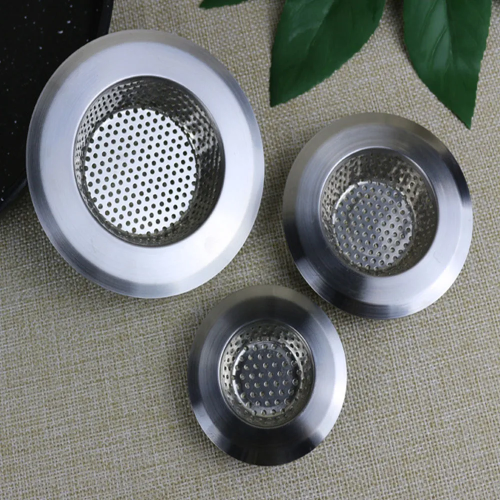 Sink Filter Sink Strainer Shower Drain Catcher Hair Drain Catcher Hair Drain Filter Floor Drain Hair Filter Floor Drain Hair Catcher Drain Hair Catcher Floor Drain Cover Silicone Floor Drain Cover Floor Drain Filter Stainless steel Kitchen Water Sink Filter Sink Mesh Strainer Kitchen Tool Bathroom Floor Drain Cover Shower Hair Catche Stopper