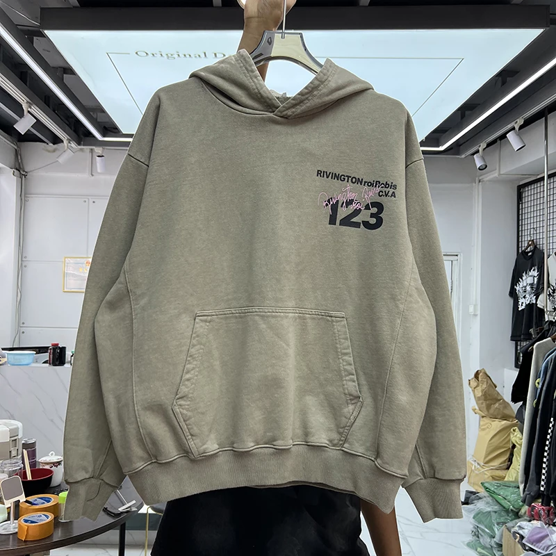 

Толстовка из тяжелой ткани RRR123, Мужская толстовка, уличная одежда, мужская Толстовка цвета хаки с капюшоном
