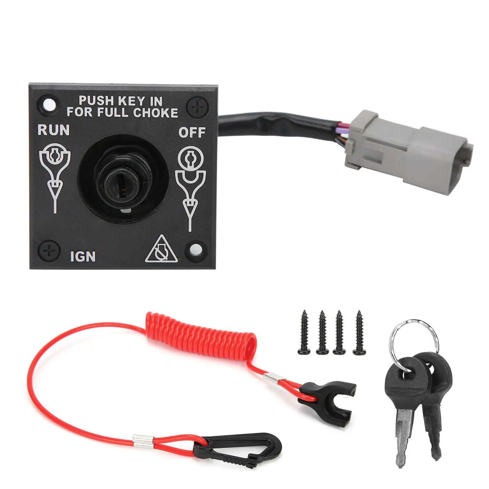 

BRP Outboard Single Engine Ignition Cut Off Switch with Keys