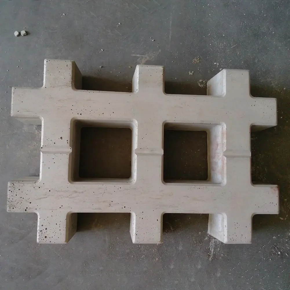Plastic Mold Pavement Color Brick Permeable Brick Cross Shaped Parking Space Lawn Flower Bed Mold Box