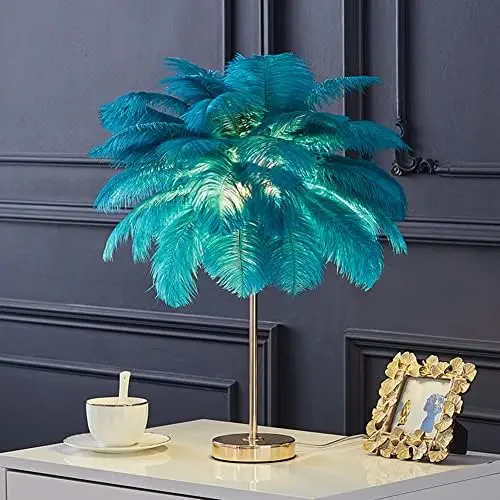 Feather Lamp Modern Bedside Lamp: The Perfect Addition to Your Space