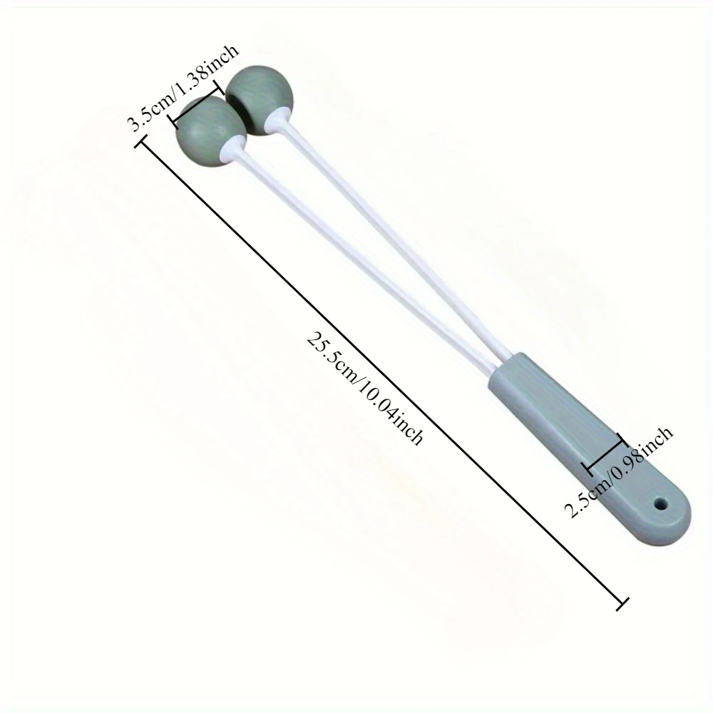 1PC portable handheld massage double ball hammer tapping back neck, waist, and legs relaxation personal exercise tool