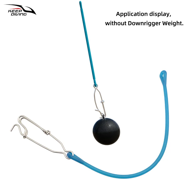 Pcs Downrigger Weight Snubber With Stainless Steel Trolling Snap