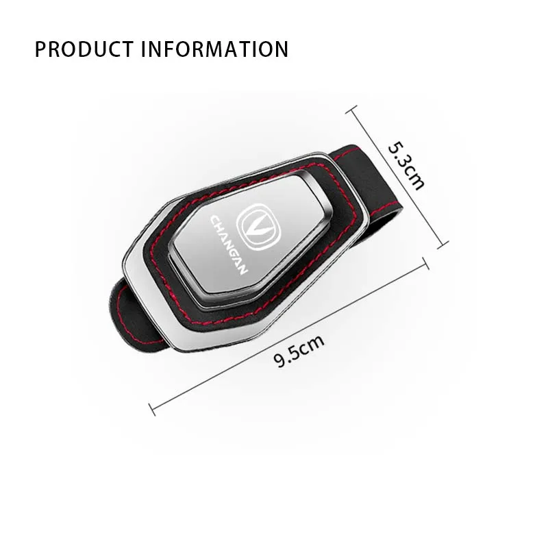 자동차 안경 케이스 선바이저 안경테 선글라스 거치대, 장안 CS35 CS55 CS75 CS95 CS15 플러스 Eado UNI T 액세서리 로고