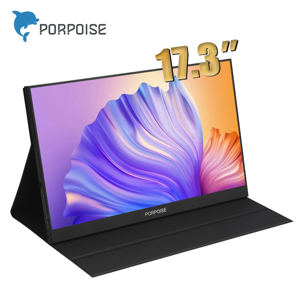 PORPOISE 17.3Inch FHD Monitor 1920X1080 IPS HDMI Type-C
