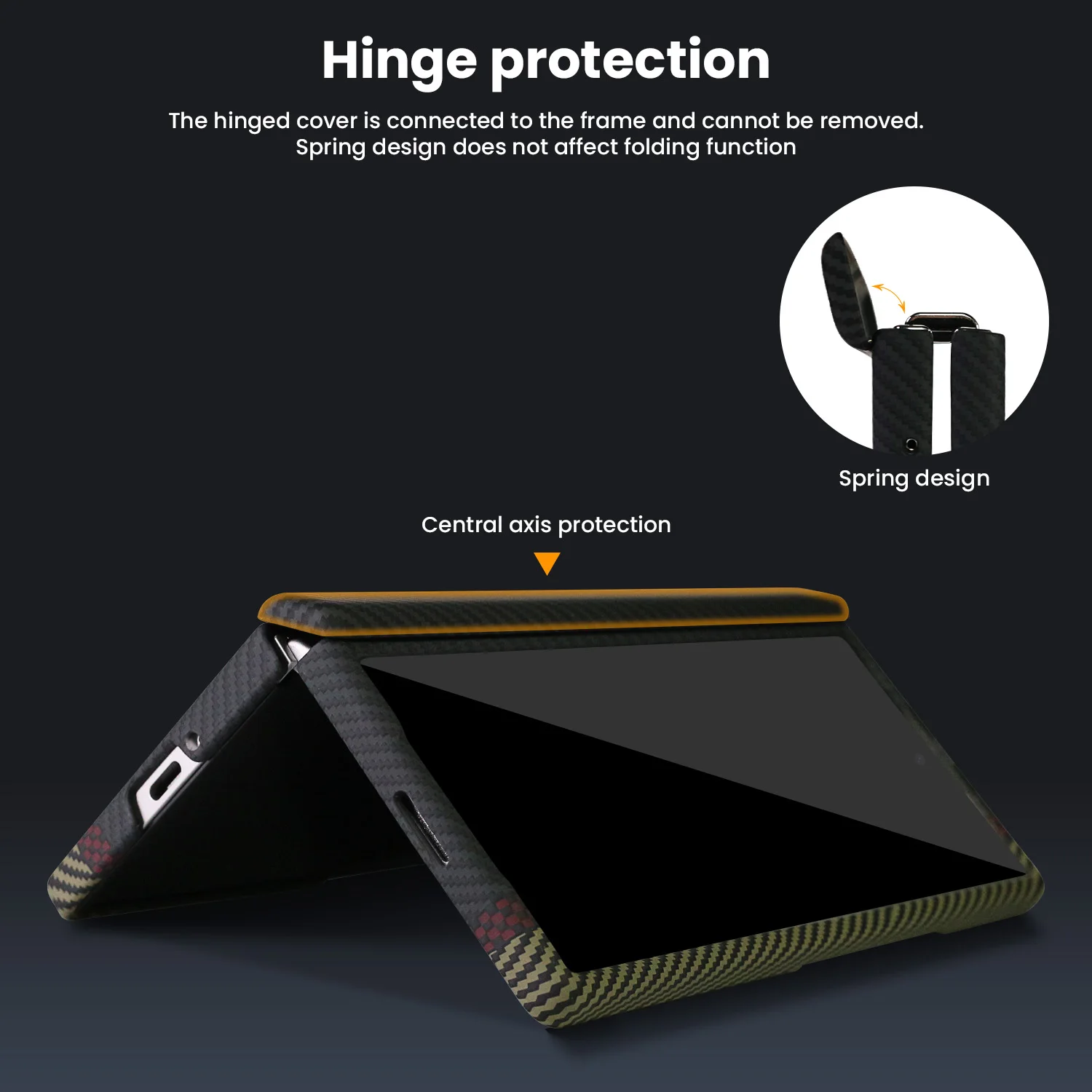 High-End Transparent PC Skin-Feel Cover with Dopamine Color Scheme