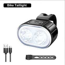Rechargeable Waterproof LED Bike Lights - Super Bright Front and Rear Safety Set (Yellow)