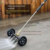 Road High-pressure Cleaning Machine Water Pusher Up and Down Floor Scrubber Nozzle Chassis Property Floor tool 1
