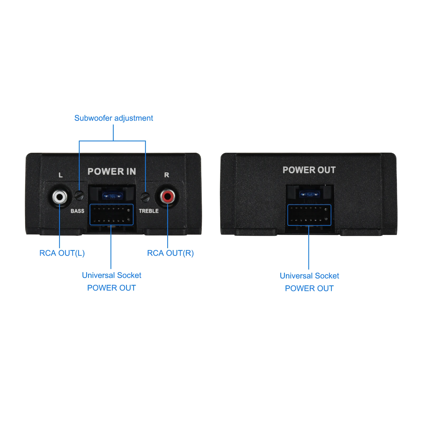 Podofo HIFI 전문 DSP 앰프, RY-125AB 오디오 스테레오, 자동차 또는 가정용 비디오 시스템용 고음질 전력, 4x80W