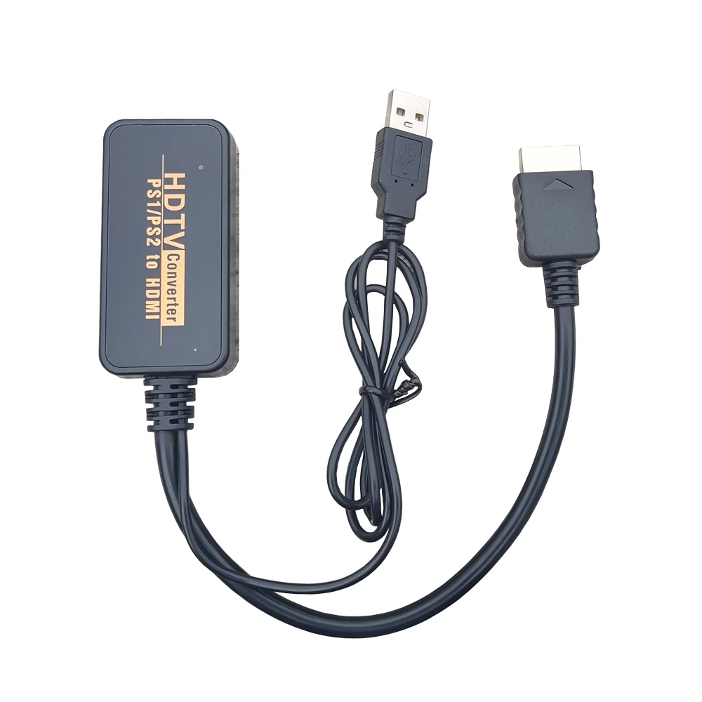 PS1 용 HD 어댑터, 보다 안정적인 전원 공급 지지대, 5V USB 지원, PSIO HD용