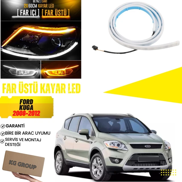 Ford Kuga (2008-2012) Headlight Mounted Sliding Led Selamlamalı