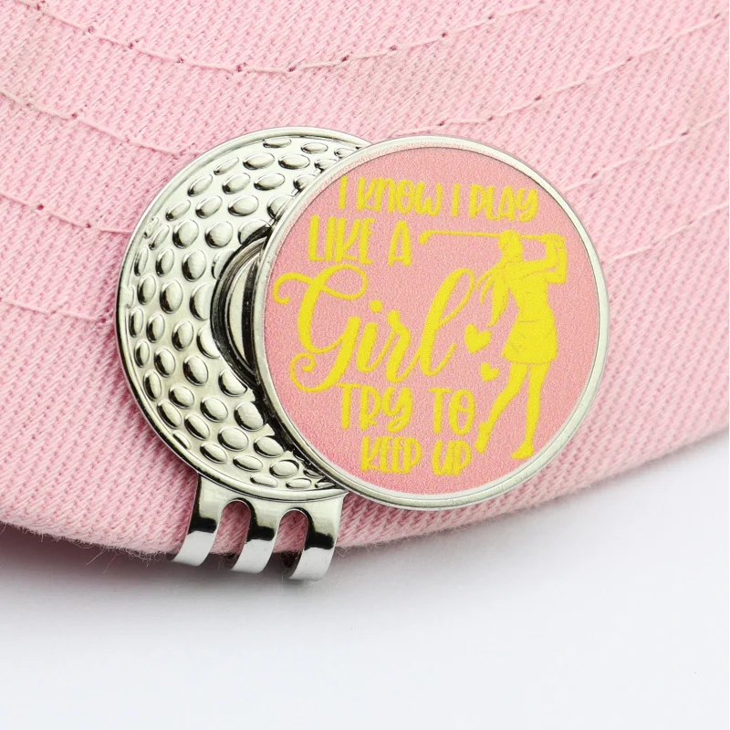 【 New 】 New creative metal enamel ball marker with golf accessories