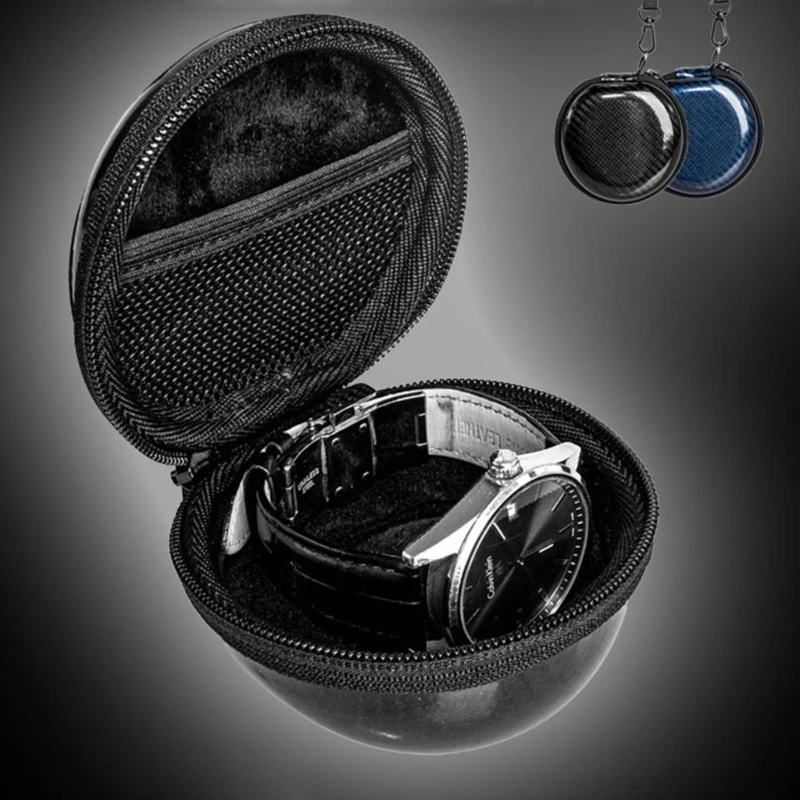 Smartwatch Carrying Case Travel Storage Box Watch Protector Portable Jewelry Hard Case Drop-resistant Cover for Wristwatches