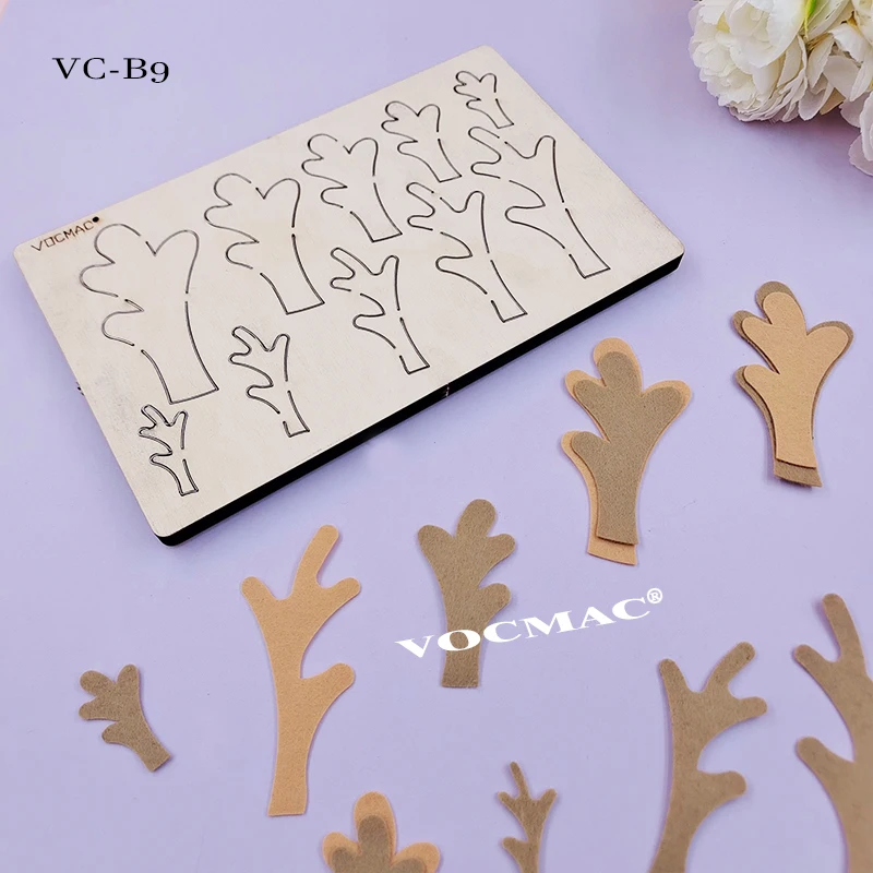 

Antlers-VC-B9 Wood Mold Scrapbooks Compatible with Most Die-Cutting Machines