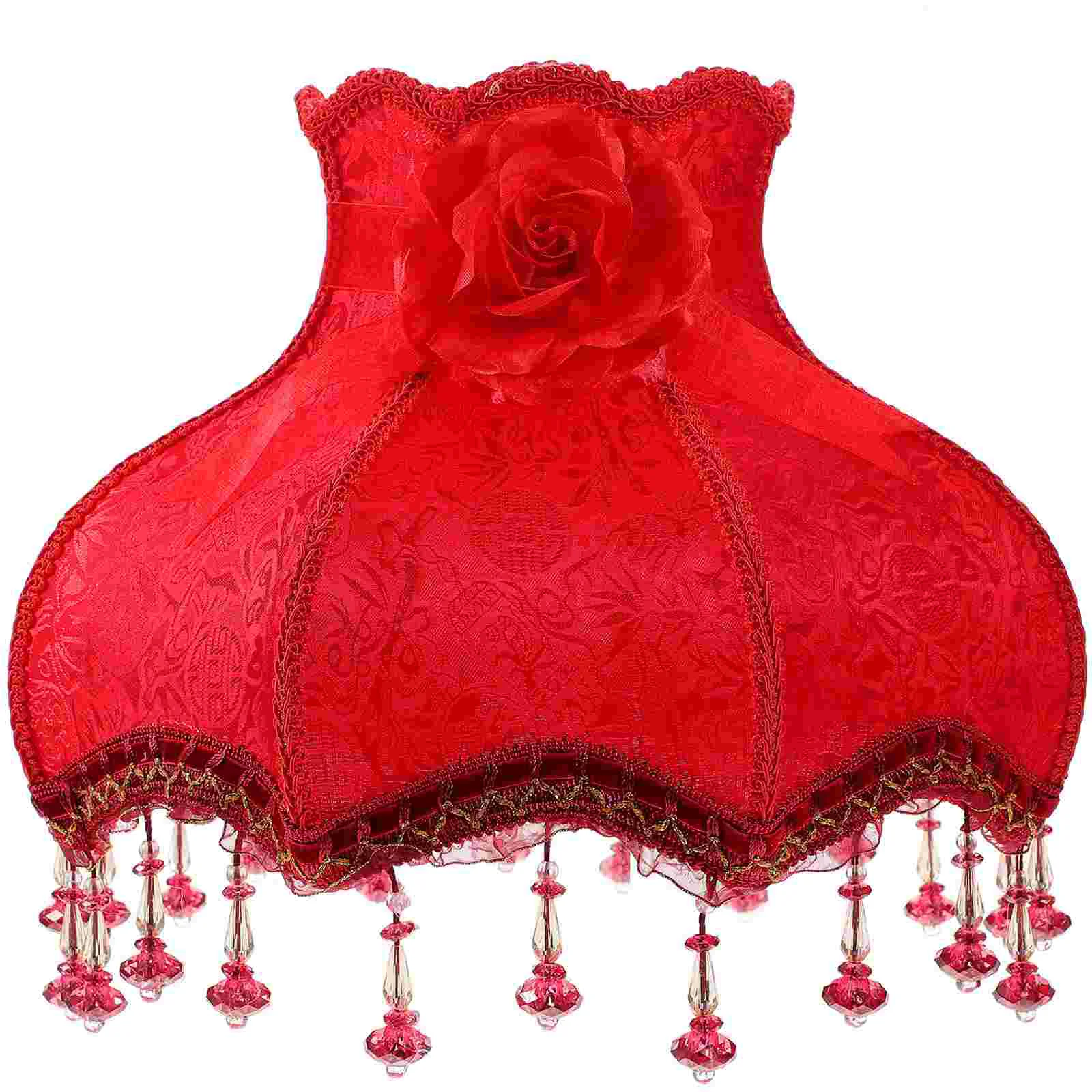 

Lamp Lampshade Shade Cloth Light Cover Drum Wall Art Small Clip Chandelier Lace Home Bulb Shades Accessory Minitable