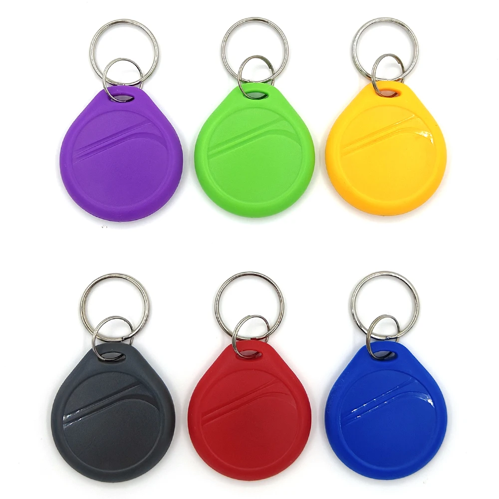 

10Pcs UID 13.56Mhz S50 1K Rewritable Writable ABS Waterproof Keyfob RFID Key Tag Changeable Smart Card For Access Control