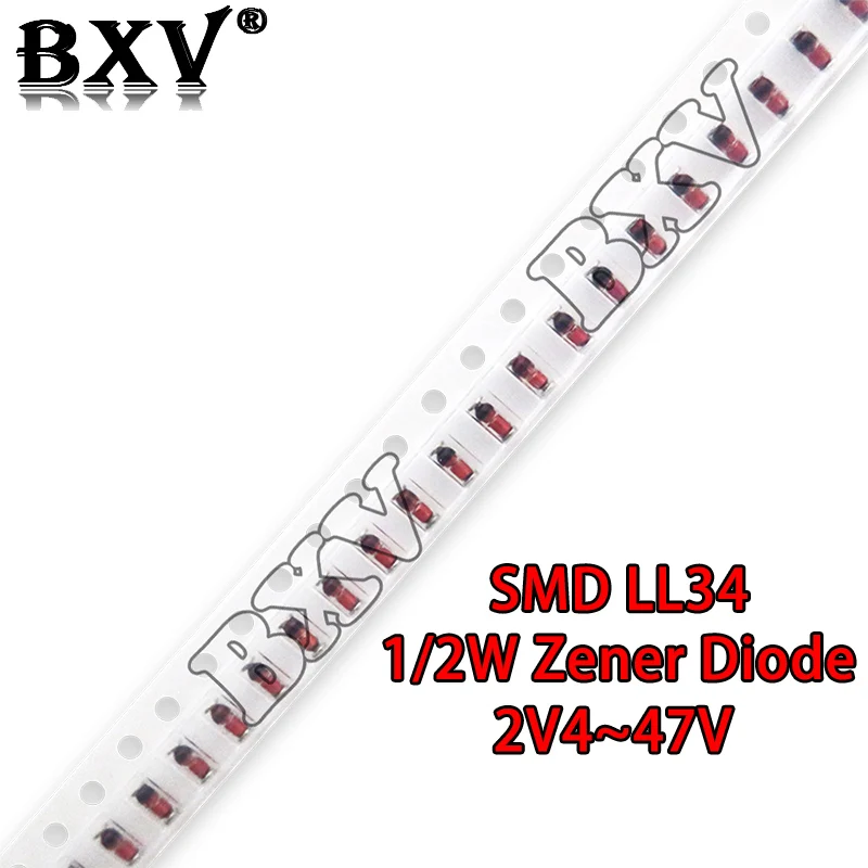5.1V ZMM5V1 LL34 .5W SMD Zener Diode SOD-80 In Pakistan - Foto 3