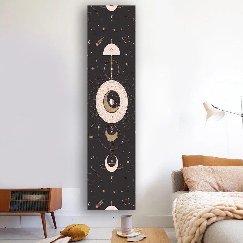 Moon And Sun Art Tapestry Stars Mandala Simple Fresh Living Room Bedroom Bathroom Wall Hangings Home Decoration Decor tapestry decor