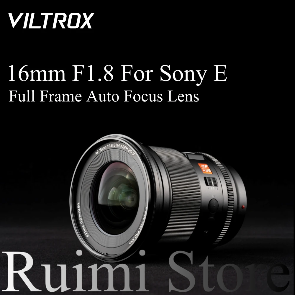 VILTROX 16mm F1.8 AF Full Frame Auto Focus Lens Large Aperture Ultra Wide  Angle With Screen For Sony FE Cameras Like ZVE-10 - AliExpress